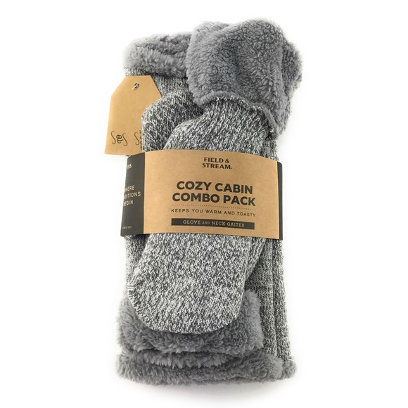 Field & Stream Accessories - Field & Stream Womens Marled Snood & Mittens Set